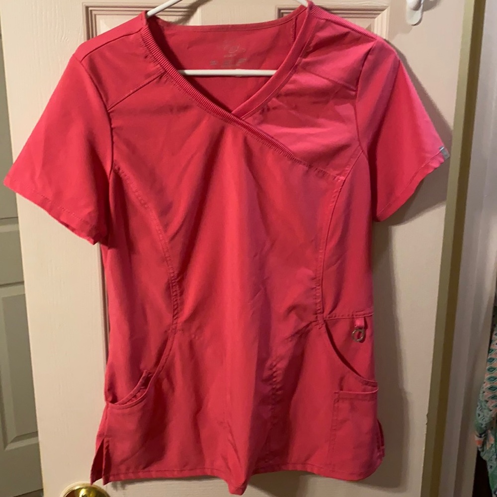 Infinity size small pink scrubs women’s